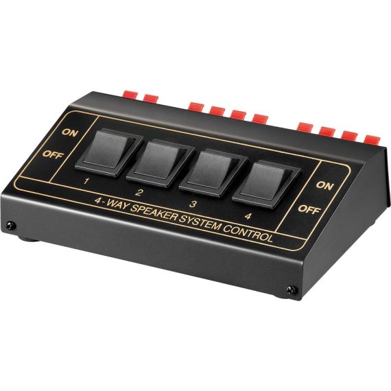 Commutatore per altoparlante 4 vie 200W Commutatore per altoparlante 4 vie 200W